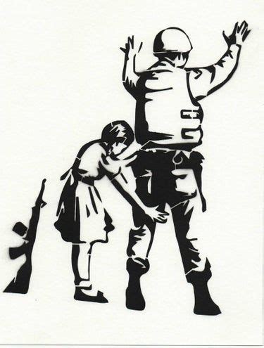 Banksy Style Stencil