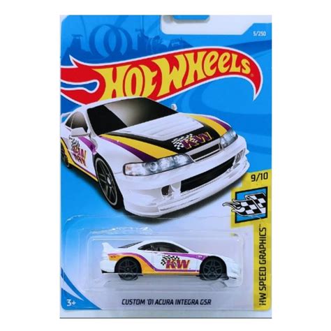 Hot Wheels Custom 01 Acura Integra Gsr White Hobbies And Toys Toys And Games On Carousell