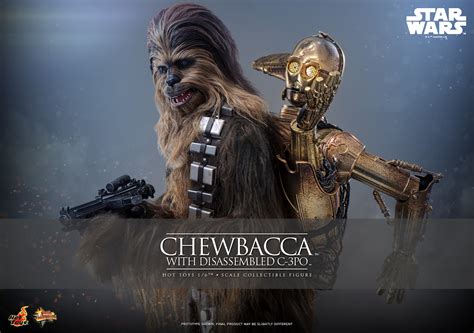 Chewbacca With Disassembled C Po Sixth Scale Figure By Hot Toys Sideshow Collectibles