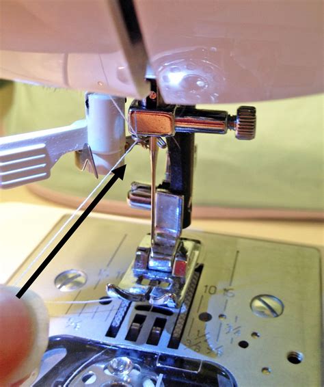 Basics Threading Your Sewing Machine Yesterdays Thimble