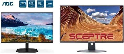 Buy Aoc B Xh Full Hd Ips Monitor Black Sceptre