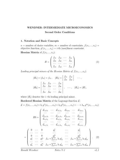 Hessian Matrix | PDF | Matrix (Mathematics) | Applied Mathematics