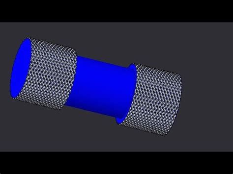 Knurling On Shaft In Creo Parametric Youtube