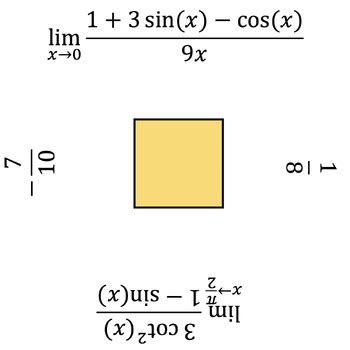 Evaluating Trigonometric Limits Using Identities Puzzle Activity