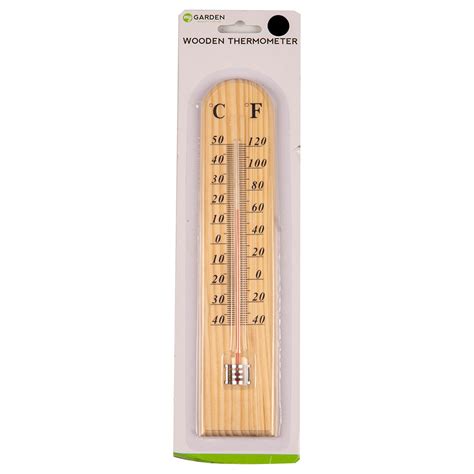Wooden Garden Thermometer | Wilko