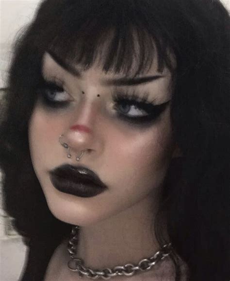 Morv1ii On Ig Punk Makeup Emo Makeup Edgy Makeup