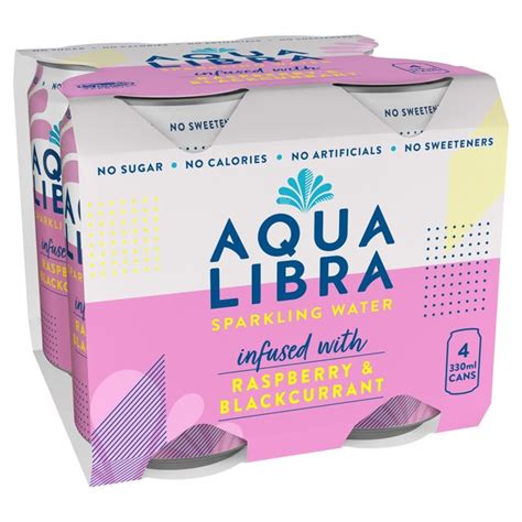 Aqua Libra Raspberry And Blackcurrant Infused Sparkling Water Ocado