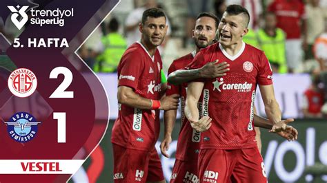 Vestel Antalyaspor 2 1 Adana Demirspor Highlights Özet Trendyol