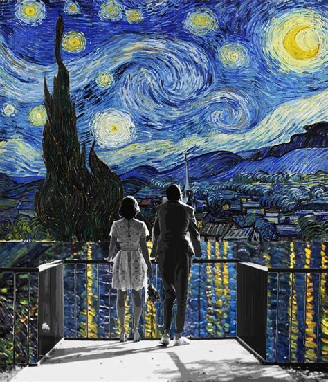 Starry Night Couple Starry Night Van Gogh Van Gogh Art Starry