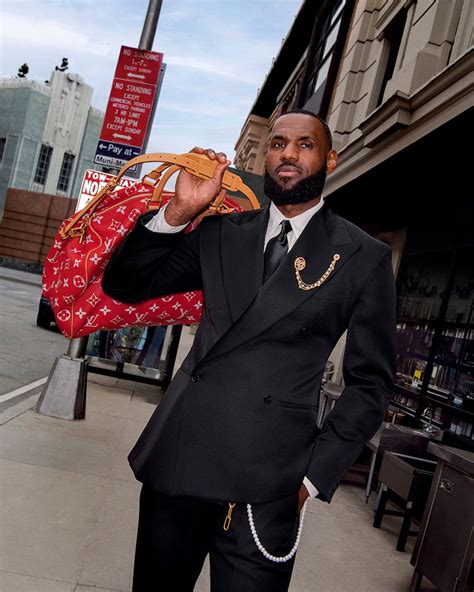 LeBron James for Louis Vuitton's Spring-Summer 2024 Collection