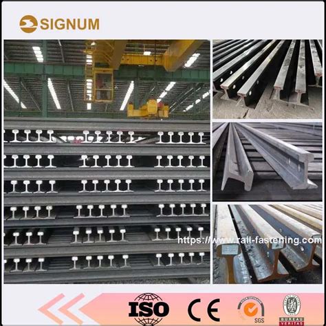 Astm Standard 40lb Asce40 U71mn Grade Railway Steel Rail Railway Rail