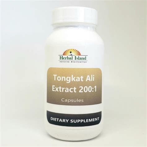 Tongkat Ali 200 1 Root Extract Powder Capsules Longjack Etsy