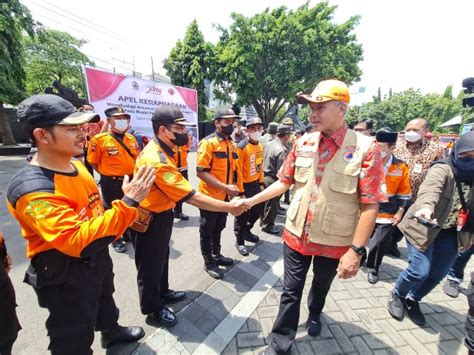 Senkom Mitra Polri Kota Semarang Hadiri Apel Siaga Kebencanaan Bpbd