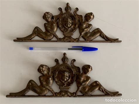 Muy Antiguos Adornos Para Mueble Bronce Uni Vendido En Venta