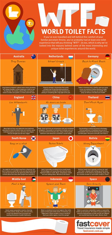 World Toilet Facts Infographic | Fast Cover