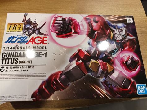 Hg Gundam Age 1 Titus Bandai 144 高達模型 興趣及遊戲 玩具 And 遊戲類 Carousell