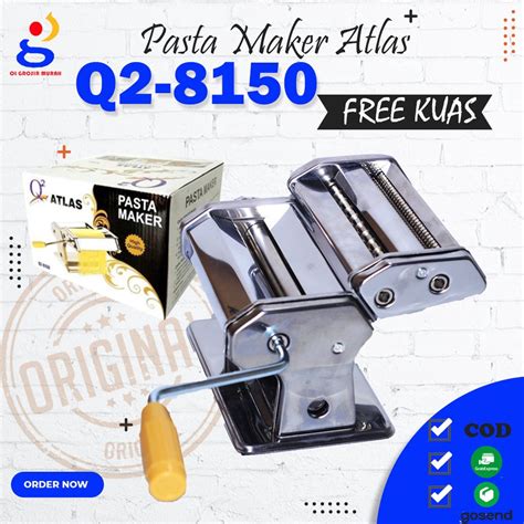 Jual HW Ready Pasta Maker Atlas Q2815 Gilingan Mie Molen Pangsit