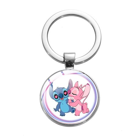 9 Styles Lilo Stitch Cartoon Alloy Anime Keychain