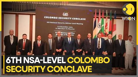 Nsa Level Meet Nations Agree On Security Roadmap For Indian Ocean