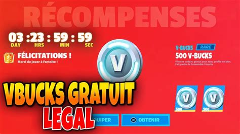 Nouvelle Recompenses Vbucks Gratuit Et L Gal Sur Fortnite Chapitre