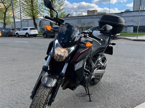 Купить б у Honda CB 650F инжектор 6 передач в Москве чёрный naked bike 2014 года по цене 700