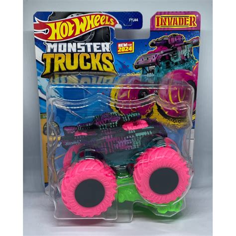 Jual Hot Wheels Monster Trucks Invader Tank Camo Crashers Hotwheels Truck Shopee Indonesia