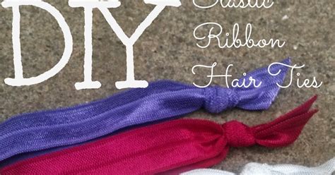 Smith And Blessings Fun Friday Diy Elastic Ribbon Hair Ties