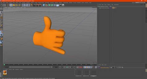 Modelo 3d Llámame Mano Emoji Turbosquid 1549508