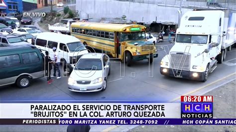 Protesta Conductores De Brujitos Paralizan Unidades Suplicando Les