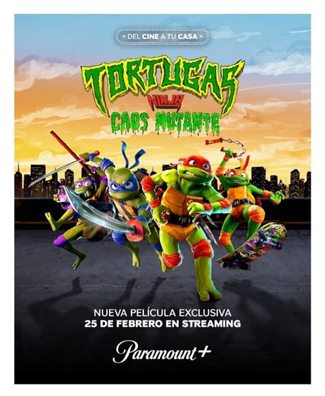 Paramount Estrena En Exclusiva El De Febrero Tortugas Ninja Caos