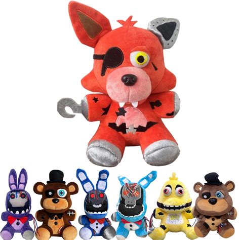 Fnaf Withered Purple Bunny Plush Toys Inches Fnaf Security Breach