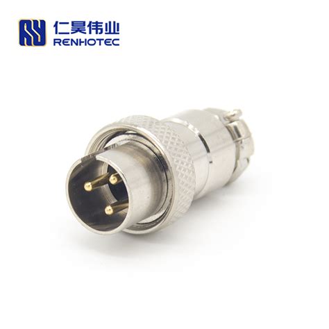 GX16 Straight Aviation Connector - Renhotec Pro