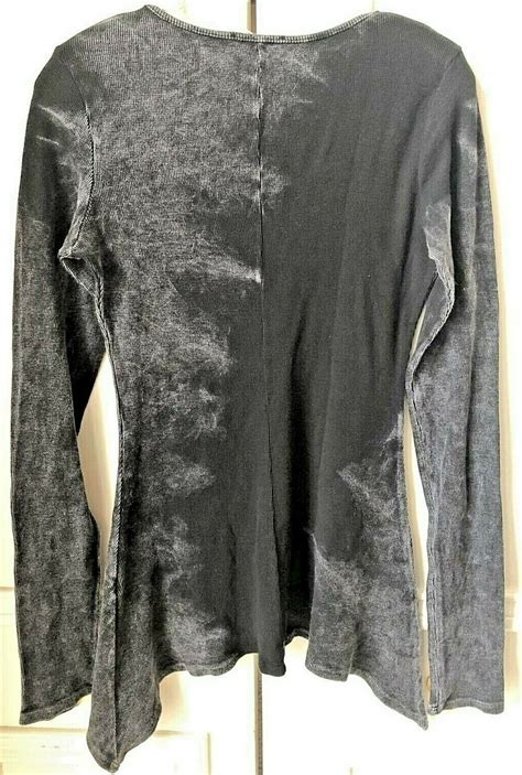 Urban X Black Maho Tie Dye Sidetail Tunic Size M Ebay