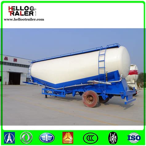 China V Shaped Triple Axle Cbm Bulk Cement Tank Semi Trailer China