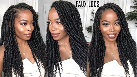 Get Natural Faux Locs ⇢new Quick And Easy Method😱 Crochet Locs🔥 No Wrapping Ft Janet Collection