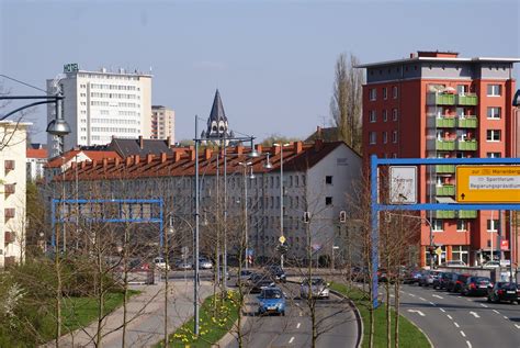 Chemnitz Reichsstraße Blick Richtung Gustav Freytag Straß Ray