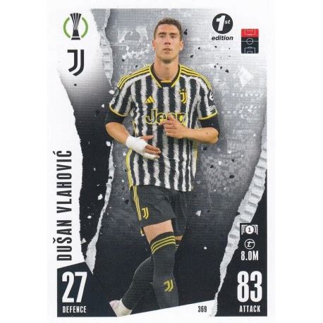 Du An Vlahovi St Edition Euro Soccer Cards