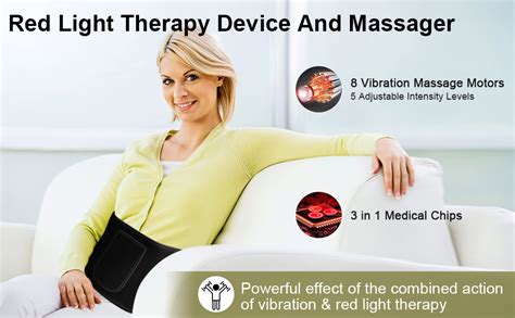 Supersred Red Light Therapy With Massager For Body Red Light Therapy Massage Belt