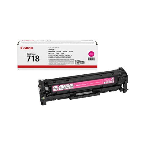 Canon 718 Magenta Original Laser Toner Cartridge 0705 158 895