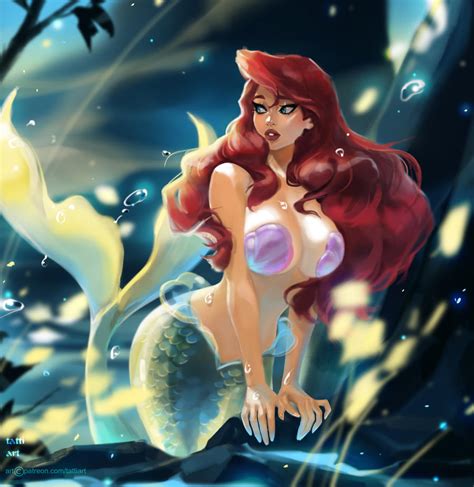 Ariel, transforming (2). by TaissOnAir on DeviantArt