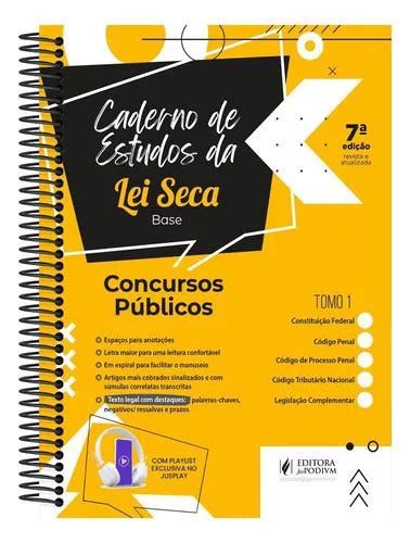 Caderno De Estudos Da Lei Seca Concursos P Blicos De Equipe