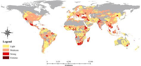 Extent And Severity Of Global Land Degradation The Class With Light