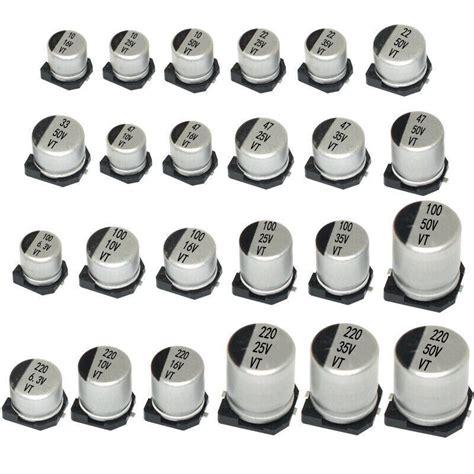 10PCS 100uF 6 3V 100MFD 6 3WV 6 3 5 4mm SMD Aluminum Electrolytic