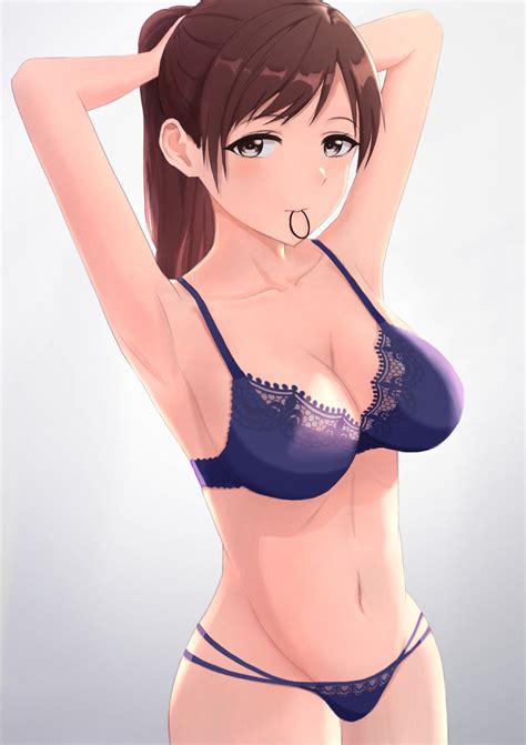 Long Hair Brunette Solo Anime Anime Girls The Idolm Ster The