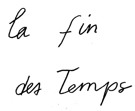 LA FIN DES TEMPS – les simulacres