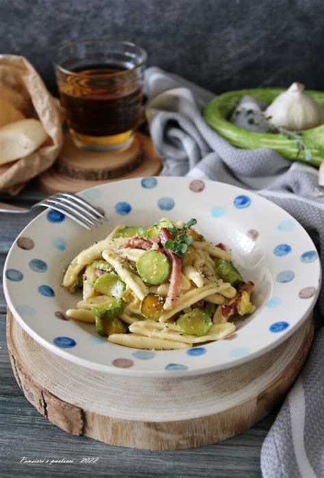 Pasta Alle Zucchine Trombetta Di Albenga Pensieri E Pasticci