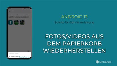 Fotos Videos Aus Dem Papierkorb Wiederherstellen Android Youtube