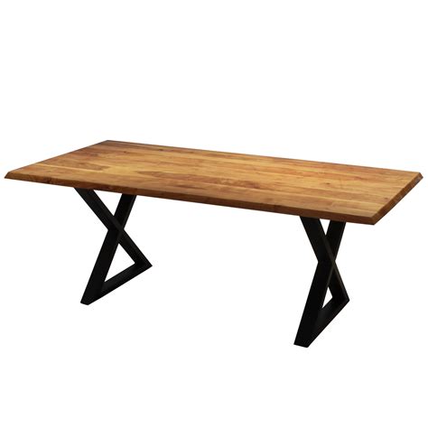 The Best Acacia Dining Tables With Black X Legs