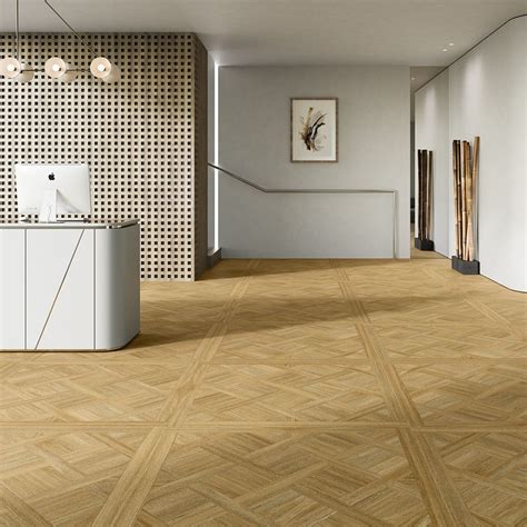 Berkshire Parquet Oak Wood Effect Porcelain Floor Tile 1000mm X 1000mm Plumbing Superstore®