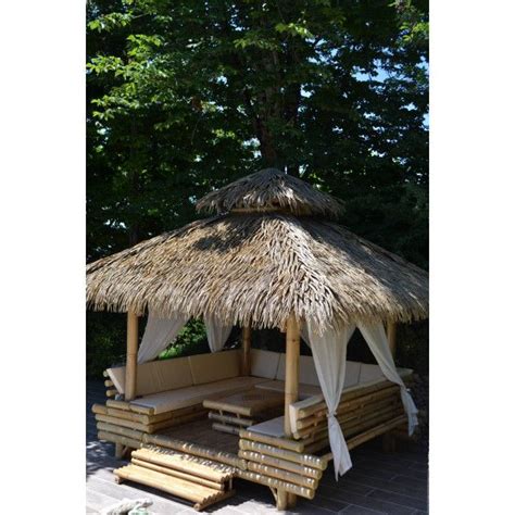 Gazebo Bambou Ou Paillote Bambou Salon De Jardin Pergola En Bambou De